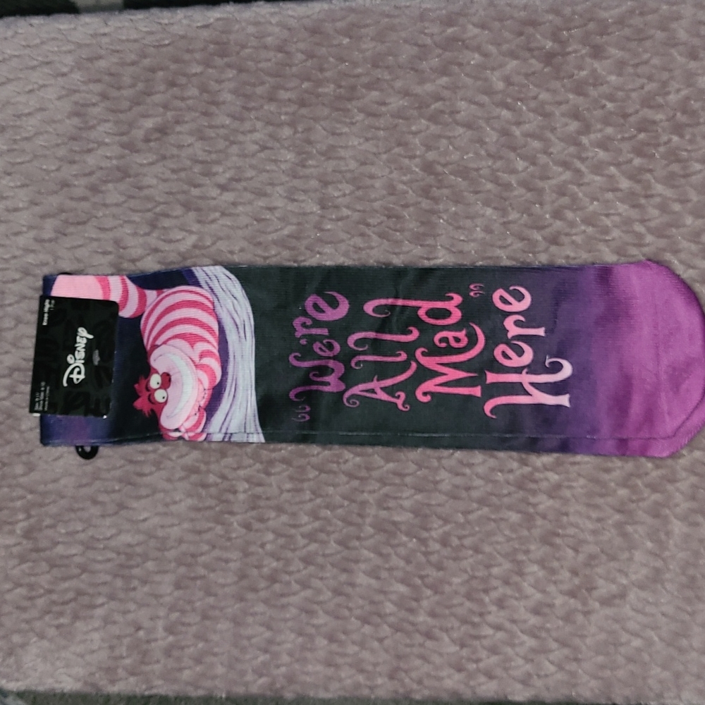 Alice in wonderland cheshire cat knee high socks